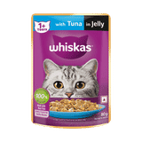Whiskas Adult Wet Cat Food (1+ Years), Tuna in Jelly