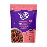 Yogabar Muesli Dark Chocolate & Cranberry, Crunchy Granola & Protein Breakfast Cereal