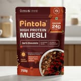 Pintola High Protein Muesli Dark Chocolate & Cranberry, No Refined Sugar