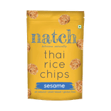 Natch Thai Rice Chips Sesame butter
