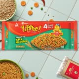 Sunfeast Yippee Power Up Atta Noodles - 4 in One Pack