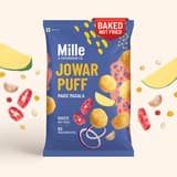 Millé Jowar Puffs Magic Masala, Not Fried, No Preservatives, Naturally Gluten Free