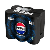 Pepsi Zero Sugar Soft Drink (300 ml) - Pack of 6