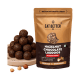 Hazelnut & Chocolate Laddoos - No Added Sugar - High Protein, 100% Natural