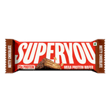 SuperYou 20g Protein Mega Wafer - Nutty Chocolate (Made with Atta & Jowar, No Added Sugar, No Palm Oil)